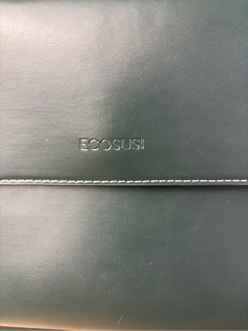 Camellia‎ Vintage-Style Green PU Leather Backpack from the brand Ecosusi UNISEX - Picture 2 of 13